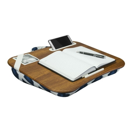 Designer Lap Desk - Navy Ikat (Fits up to 17.3