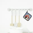 thumbnail image 3 of Dog House Collection Shih Tzu Silver White Pair of Pot Holders, 3 of 3