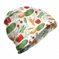 thumbnail image 1 of Vegetable Unisex Beanie, Cartoon Food Art Pattern, Hiking Outdoors, Multicolor, by Ambesonne, 1 of 1