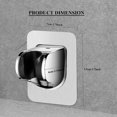 thumbnail image 5 of Shower Head Holder Strong Adhesive Adjustable Handheld Shower Wand Holder No Drilling Wall Mount Bracket, 5 of 5
