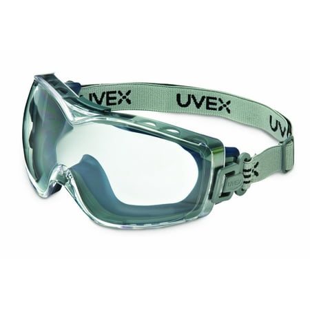 Uvex Stealth OTG Over The Glasses Goggles With Navy Frame, Clear Dura-streme Anti-Fog Anti-Scratch Lens With Logoed Fabric (Best Over The Glasses Ski Goggles)