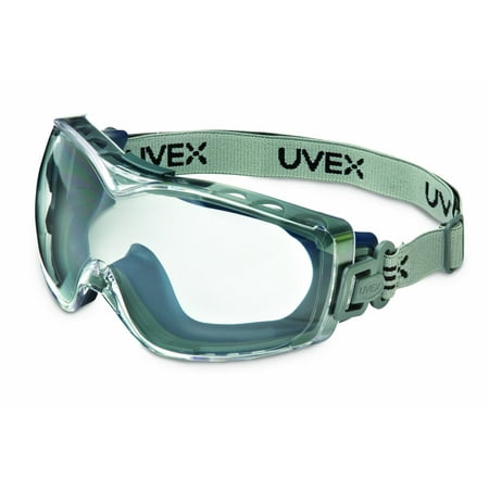 Voltage Otg Goggle - Uvex Stealth OTG Over The Glasses Goggles With Navy Frame, Clear Dura-streme Anti-Fog Anti-Scratch Lens With Logoed Fabric Headband