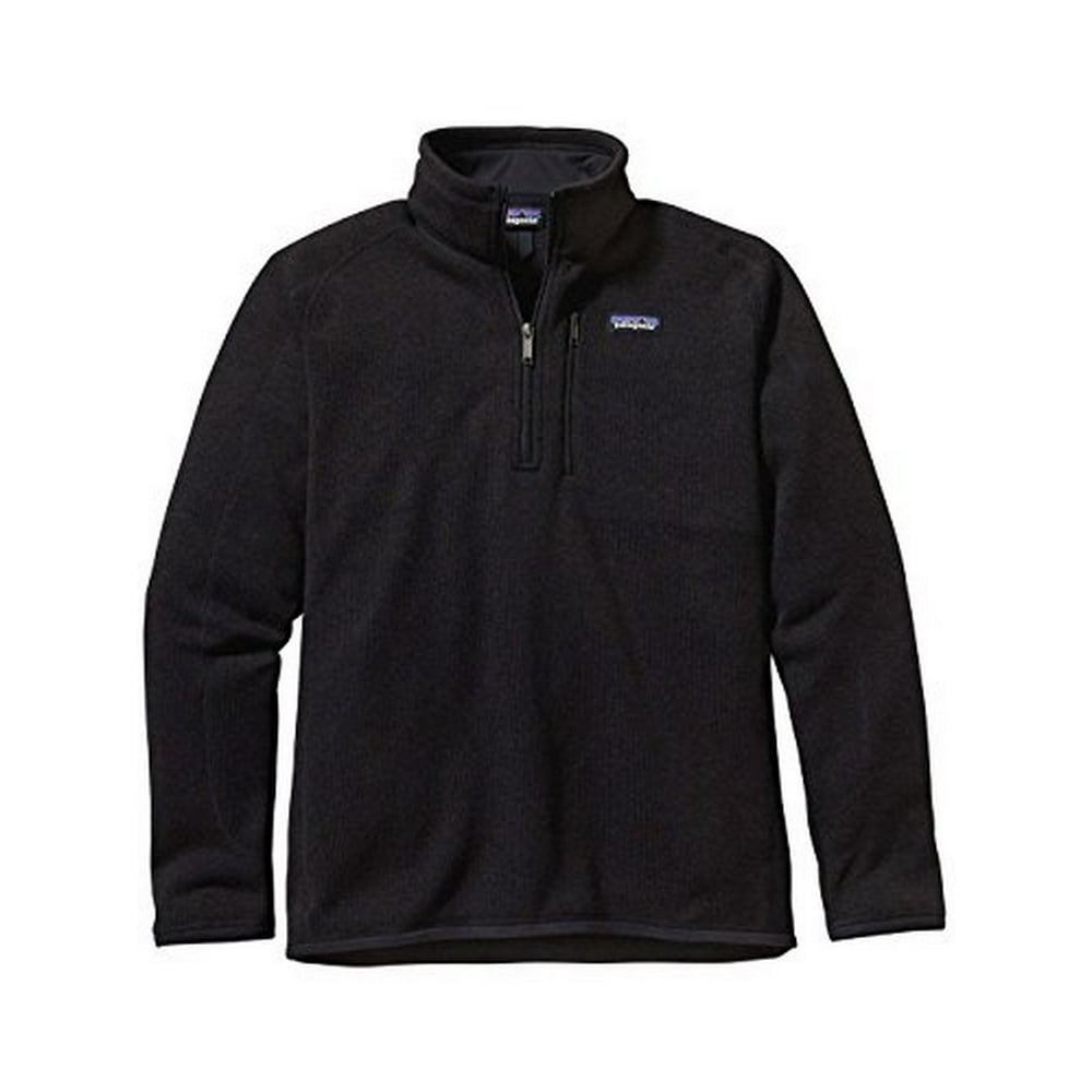 Patagonia Mens M's Better Sweater 1/4 Zip, Black, XL