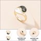thumbnail image 3 of 2pcs Creative Yin Yang Trigrams Finger Ring Alloy Ring Opening Adjustable Ring, 3 of 4