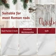 thumbnail image 7 of Christmas Chicken Valances for Windows, 42 x 18in, In The Farm Wooden Stripes Farmhouses Rod Pocket Kitchen Valance Curtain Light Filtering Window Treatments for Living Room Bedroom, 1 Panel, 7 of 7