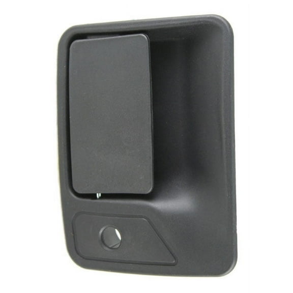 TRQ Front Outside Exterior Door Handle Black Passenger Side RH for Super Duty DHA44311