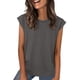 thumbnail image 1 of Camisetas de Mujer Suelto Ajuste 1/2 Manga Cuello Casual Lindo Impreso Superior Suave Estiramiento Blusa de Poliéster para Verano Diario, 1 of 9