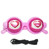 Winking Glasses with Blinking Eyes - Funny Crazy Blink Eye Glasses - Crazy Eyes Prop Glasses for Adults Party