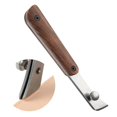 thumbnail image 1 of Adjustable Edge Creaser for Leather Crafting and Working Tools, Stainless Steel with Black Walnut Handle A, 1 of 5