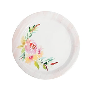 Garden Party Dinner Plates (8Pc) - Party Supplies - 8 Pieces