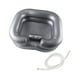 thumbnail image 4 of Lavacabezas portátil, lavabo inflable para lavar el cabello, almohadas para personas mayores con movilidad limitada, cuidadores de niños en casa. Plata, 4 of 9