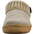 thumbnail image 4 of Clarks Stone Knitted Collar Winter Clog Rounded Closed Toe Slippers (Stone Gold Premium, 8), 4 of 4