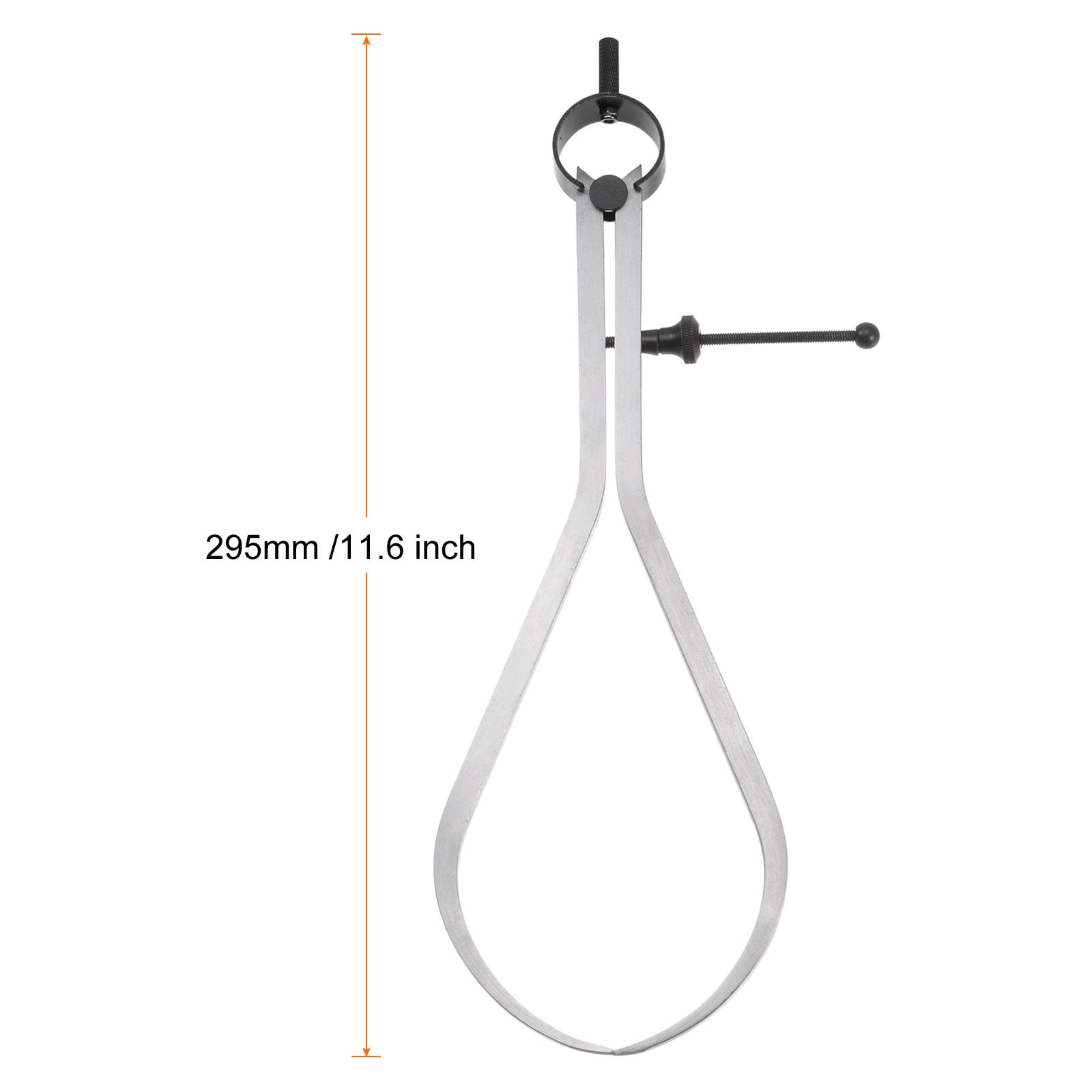Uxcell Spring Joint Caliper 10 inch / 250mm Steel Adjustable Spring Outside Caliper with Solid Nut