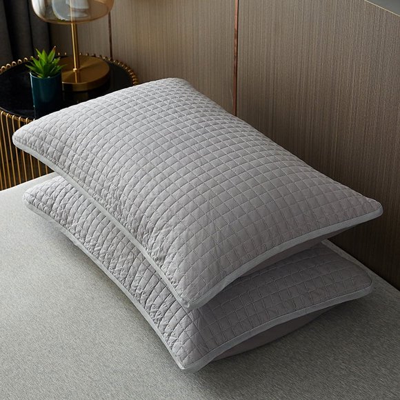 Zhuge 3Pcs Pillow core protection isolation layer cotton pillowcase Start your dream night with this comfortable, breathable pillowcase 18.9x29.13inch(Light pink)