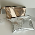 thumbnail image 4 of Transemion Versatile Gold Clutches Bag Reusable Purse Handbag With Large Capacity Gold Clutches Bags For Women silver, 4 of 6