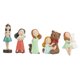 thumbnail image 1 of Estatuas de niña, modelo de regalo, figuras decorativas de niña, adorno de escritorio para encimera 5 piezas, 1 of 9