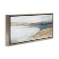 thumbnail image 3 of Stupell Industries Coastal Warmth Abstraction Brown Framed Floater Canvas Wall Art design by Hannah Dawson, 14 x 31, 3 of 9