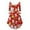 Red, variant on Edvintorg Christmas Women Dress Vintage Clothes Long Sleeve Cute Christmas Printed Furry V-Neck Draw Back Party Dresses Vestidos