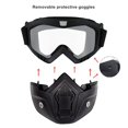 thumbnail image 3 of Gafas de moto LJDJ con máscara facial extraíble anti-UV, 3 of 7