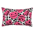 thumbnail image 1 of Wukai Halloween Pumpkins Print Plush Throw Pillow Cover, Double-sided Pillow Protector without Pillow Core, with Hidden Zipper, Home Decorations-14"x20", 1 of 6
