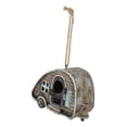 thumbnail image 3 of Rustic Western Camper Trailer Cabin Birdhouse With Door Tree Hanging Bird Feeder, 3 of 11