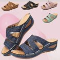 thumbnail image 2 of Woman Orthopedic Comfy Summer Slippers with Three Arch Support Design with Toes Beach, 2 of 5