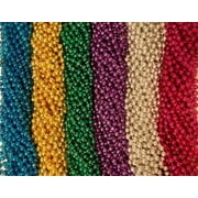 72 6 Colors Mardi Gras Gra Beads Necklaces Party Favors 6 Dozen Lot