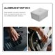 thumbnail image 3 of 1 UNID aluminio pisón caja caja de guitarra pedal de recinto reemplazo (plata), 3 of 8