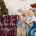 thumbnail image 4 of Grandma Blanket I Love You Blanket for Grandma Soft Grandma Throw Blanket 60" x 50", Burgundy, 4 of 6