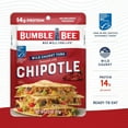 thumbnail image 6 of Bumble Bee Chipotle Seasoned Light Tuna, Wild Caught, Gluten Free, 14g Protein per Serving, Ready to Eat, Shelf Stable Pouch, 2.5 oz, 6 of 8