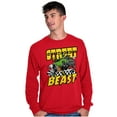 thumbnail image 4 of Cool Street Beast Cartoon Racecar Men's Long Sleeve Tee T Shirt Brisco Brands S, 4 of 6