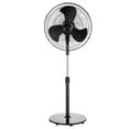 thumbnail image 5 of Mainstays 48-Inch Tall Pedestal Fan, 3-Speed Oscillating, Adjustable 18" Fan Head, Black, FS45-19MB, 5 of 8
