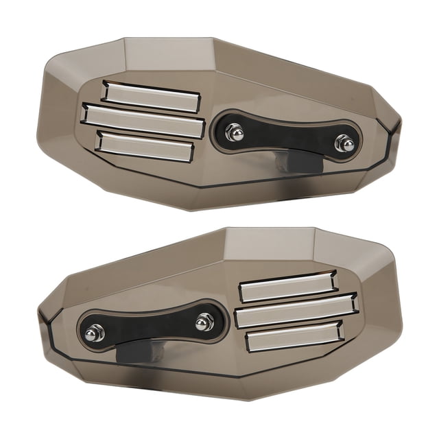 2PCS Protector de mano para motocicleta Protector universal de policarbonato Accesorio para motocicleta Ahumado