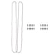 thumbnail image 2 of Cadena de repuesto de metal de 1 m con 20 hebillas para lámpara de ventilador de techo (plateada), 2 of 7