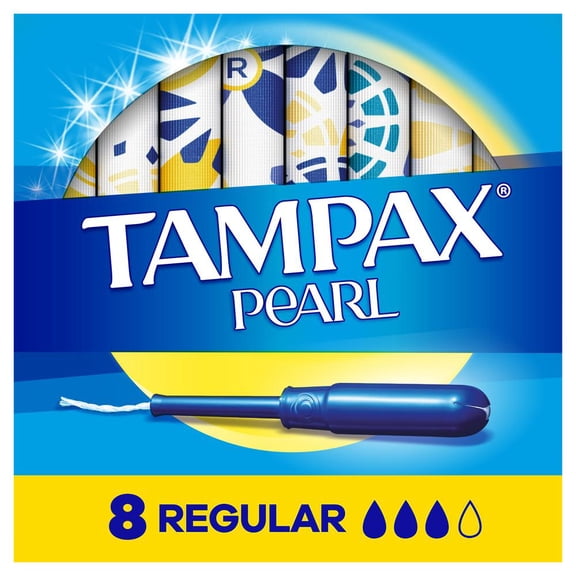 Tampones Tampax Pearl Regular Absorbentes 8 pzas