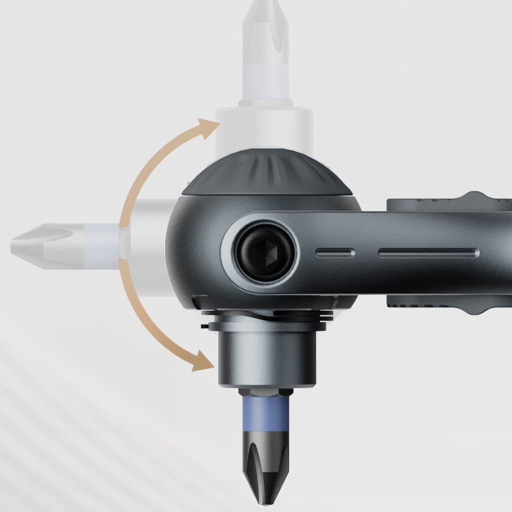 40 in 1 Ratcheting Screwdriver Set with 180 Degree Rotating Head & Magnetic Bit Suitable for Tight Space Vehicle Repair