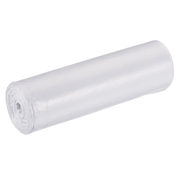 Bolsas de Basura Pequeñas Uxcell de 2-4 Galones, Forros de Cesta de Basura Blancos, 20 Cuentas / Rollo