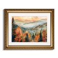 thumbnail image 1 of Decoración mural con diseño de paisaje forestal otoñal de Simsea, 33 x 41 cm, 1 of 7