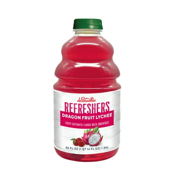 Refreshers Dragon Fruit Lychee 46 oz Bottle Dr. Smoothie Packing 6's/ case