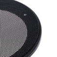 thumbnail image 3 of Metal Mesh Round Auto Car Woofer Cover Speaker Subwoofer Grill Black Negro 6 pulgadas, 3 of 8