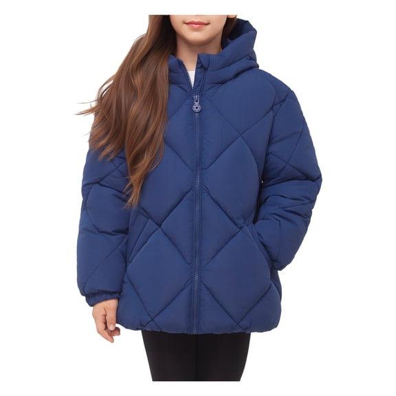 Rokka&Rolla Girls' Diamond Quilted Jacket Puffer Coat
