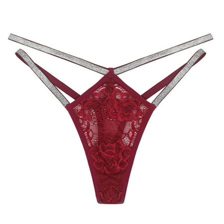 Upioiwer Women Underwear Shapewear Tummy Control Sexy Shining Waistband Women Black Lace Thong And G String Panties Tummy Control Underwear For Women Cotton Underwear Lace Moisture Wicking Underwear