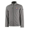 thumbnail image 2 of Men's-Cutter & Buck  Gray Orlando City SC Evoke Eco Softshell Recycled Full-Zip Jacket, 2 of 3