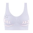 thumbnail image 2 of Women's Adjustable Ribbed Bra - Wireless Seamless Bralette | Lightweight Full Coverage with Wide Straps for Large Bust Support, 2 of 6