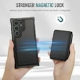thumbnail image 5 of For Samsung Galaxy S22 Ultra S22Plus S22  Phone Case Wallet Case with Card Holder Magnetic For Samsung Galaxy S22 Ultra Leather Phone Cases, 5 of 12