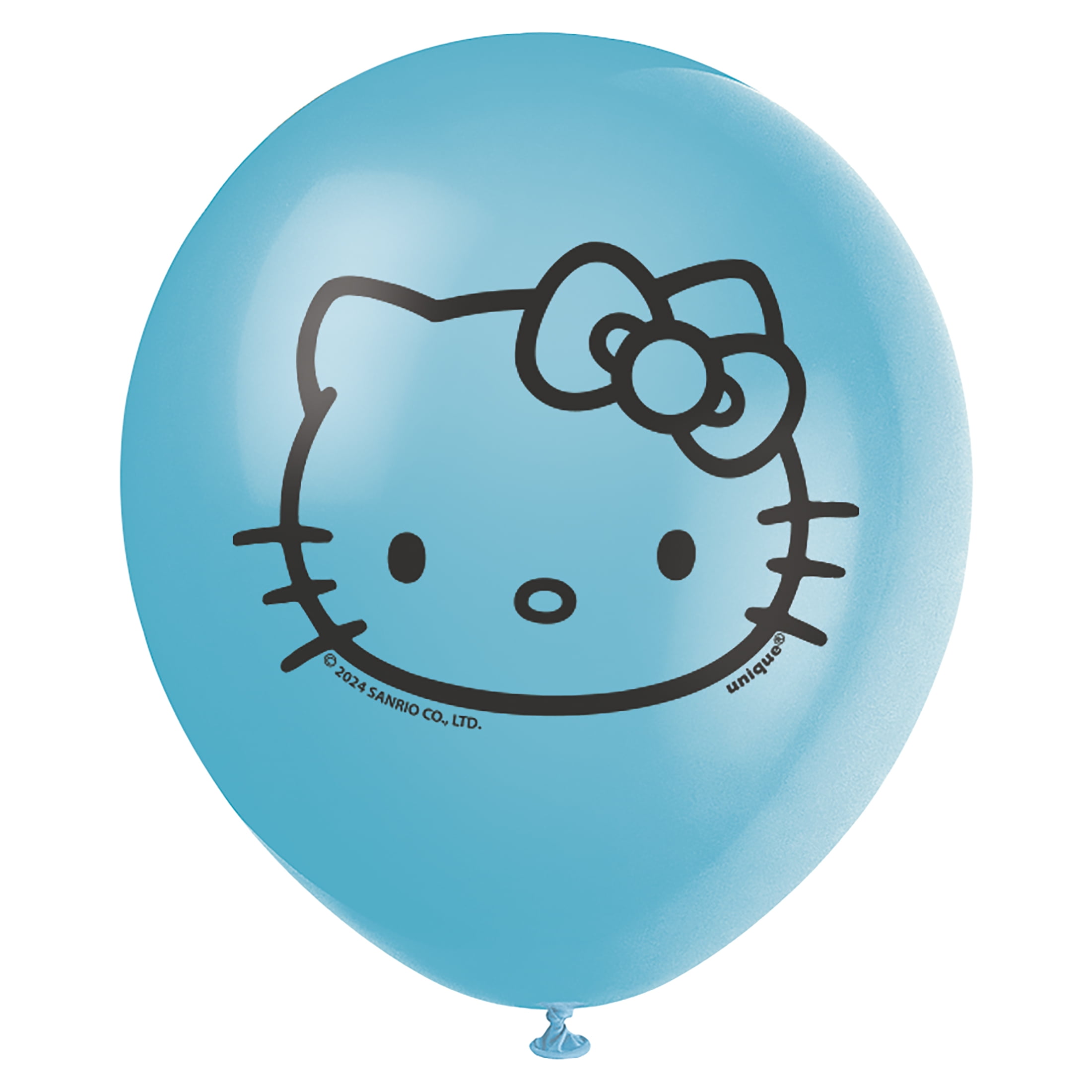 Hello Kitty & Friends Assorted Red, Yellow and Blue 12" Latex Balloons, 6ct