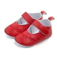 thumbnail image 1 of PMVFHDE Espadrilles Confortables pour Tout-Petits Espadrilles de Mode pour Bébés Filles Stitchwork - Chaussures Espadrilles Bébés Rouges,13, 1 of 6