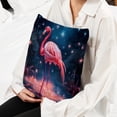 thumbnail image 6 of Flamingo Velvet Throw Pillows Set of 2 - Decorative Pillows with Unique Patterns for Sofa Couch Bed - Pillow Covers - Available in 16x16, 18x18, 20x20 Inches, 6 of 6