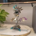 thumbnail image 2 of RKXQT 3D Metal Puzzles for Adults, 3D Steampunk Mechanical Piranha Plant Flower Metal Jigsaw Puzzle with Light, 2024 Home Decor Birthday (770PCS), 2 of 5