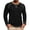 Black, variant on Mens Tops Crewneck Long Sleeve Loose Fitted Breathable Basic Tee Shirts Daily Wear Raglan Casual Tops